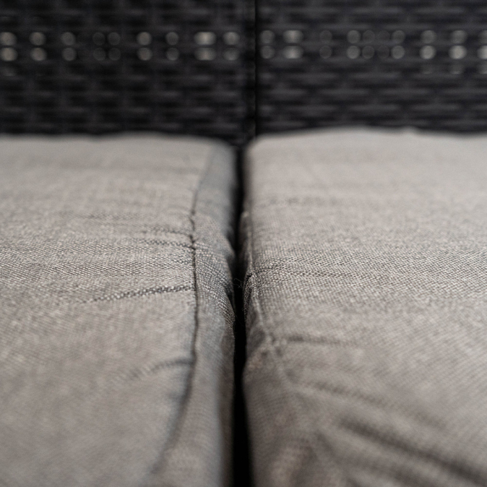 Leziter Nero canapea de grădină cu 2 locuri grafit [8]