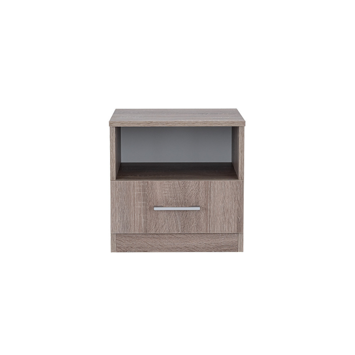 Leziter Noptieră Miami 1 sertar 40x40 cm stejar York-stejar York [4]