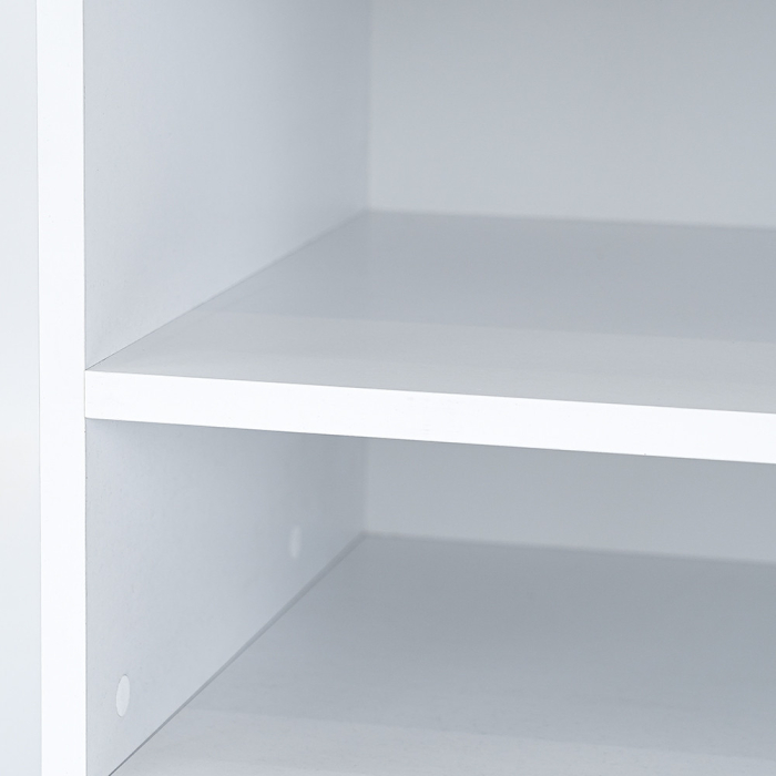 Leziter Miami noptieră deschisă 40x40 cm alb-alb [5]