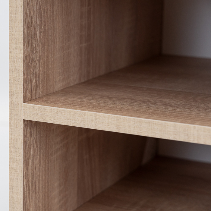 Leziter Miami noptieră deschisă 40x40 cm stejar sonoma- stejar sonoma [5]