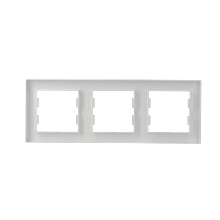 Leziter Nova cadru triplu orizontal alb [4]