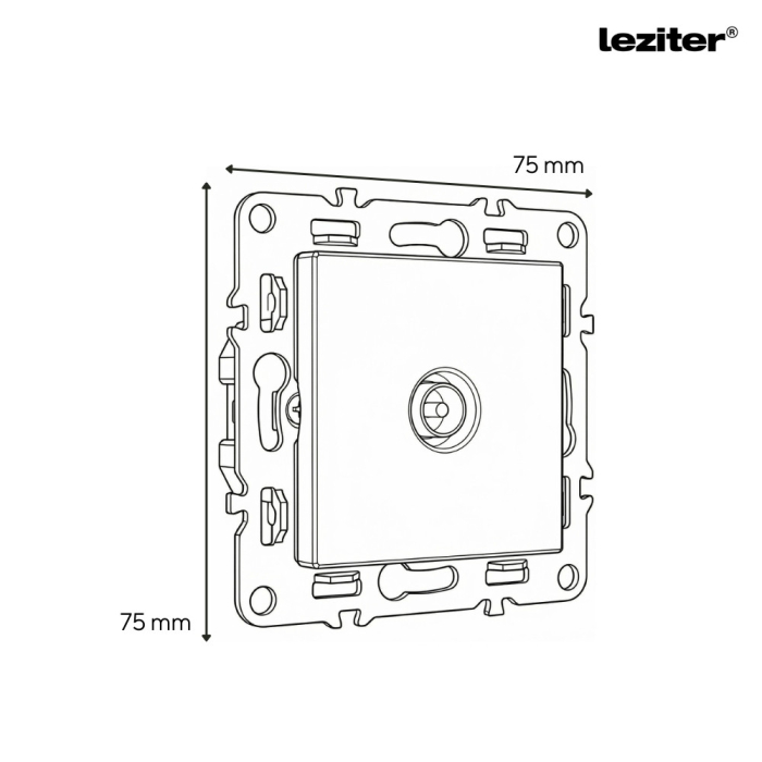 Leziter Nova TV soclu gri [2]
