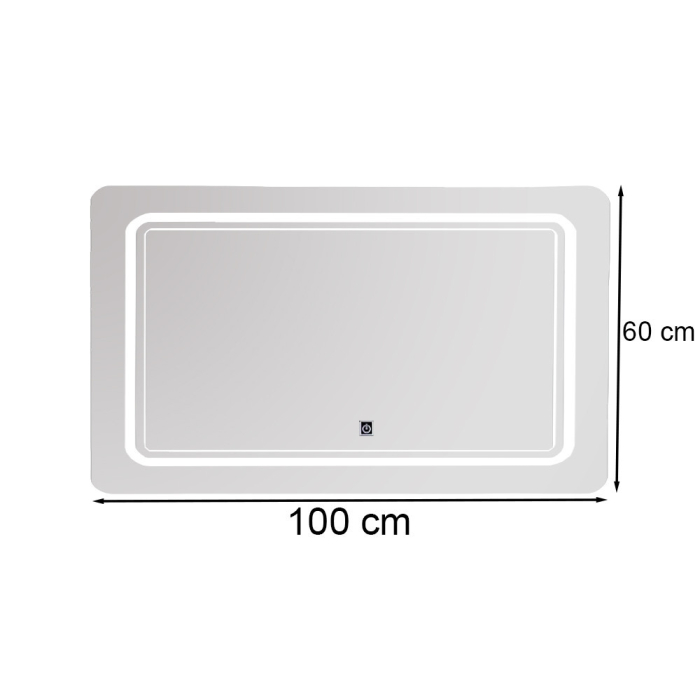 Leziter Oglindă Vid 100 cu iluminare LED [4]