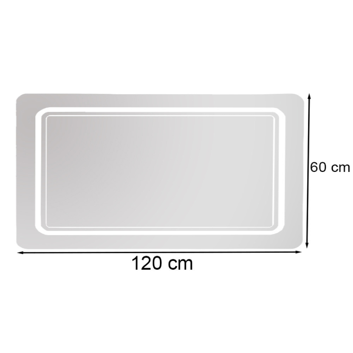 Leziter Oglindă Vid 120 cu iluminare LED [4]