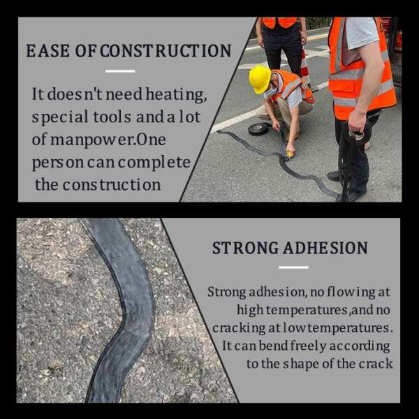 Leziter OnyxTape Bandă autoadezivă pentru asfalt pentru repararea tamburilor [3]