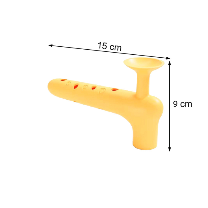 Leziter Opritor de ușă pentru mâner galben [2]