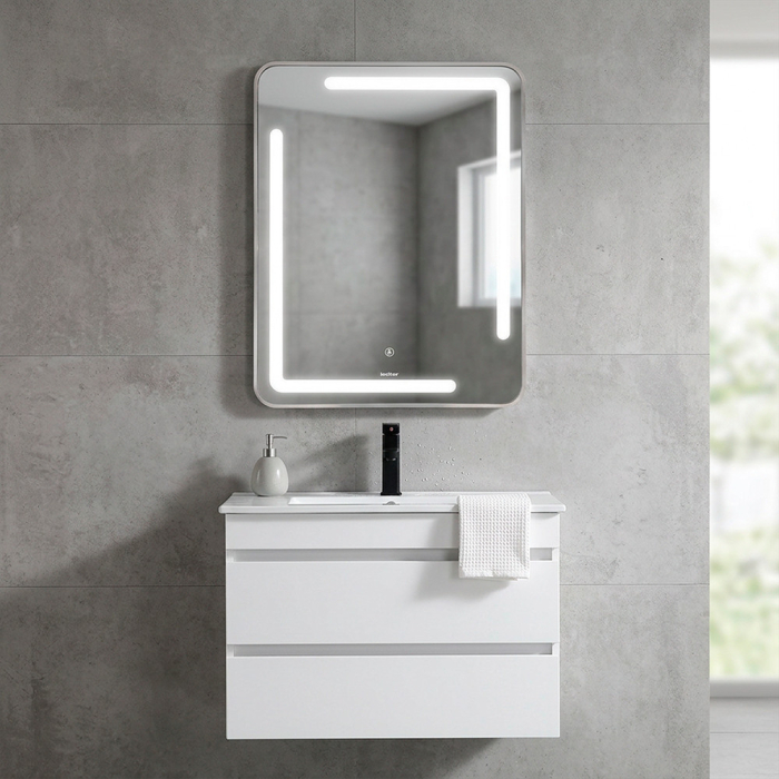 Leziter Padova 60 oglindă cu detector de prezență cu iluminare led și dezumidificator 60x80 cm [2]