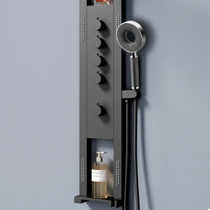 Leziter Panou de duș cu hidromasaj de lux [7]