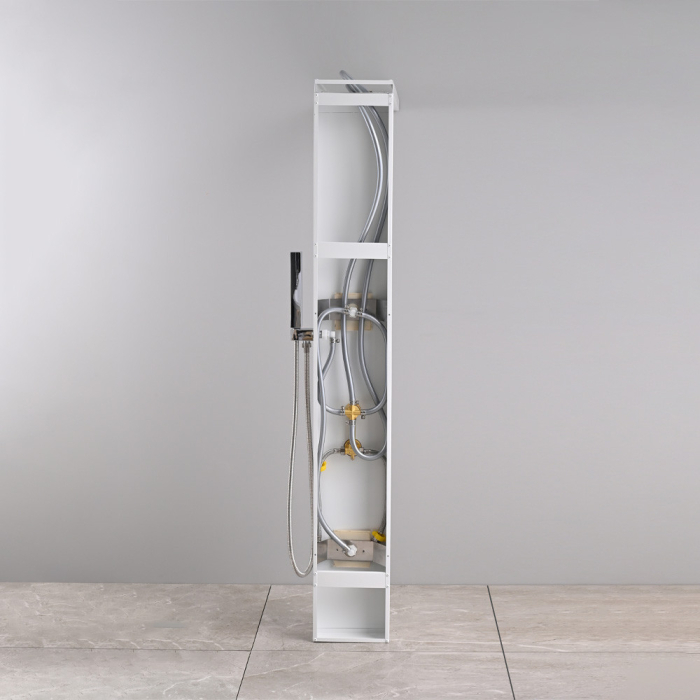 Leziter Panou de duș cu hidromasaj Malaga White [4]