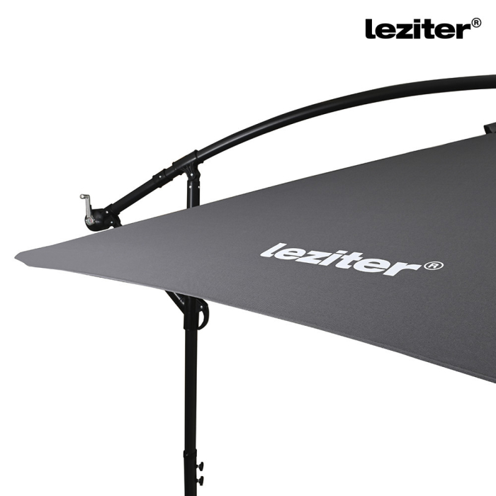 Leziter Parasol de grădină Sunny gri 300 cm [6]