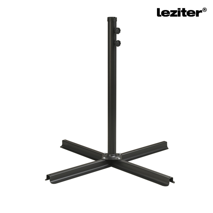 Leziter Parasol de grădină Sunny gri 300 cm [10]