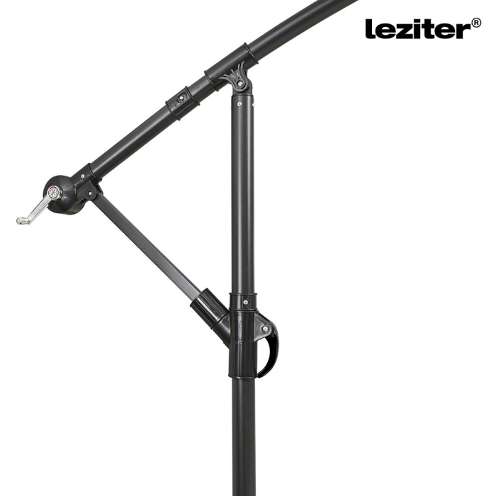 Leziter Parasol de grădină Sunny gri 300 cm [7]