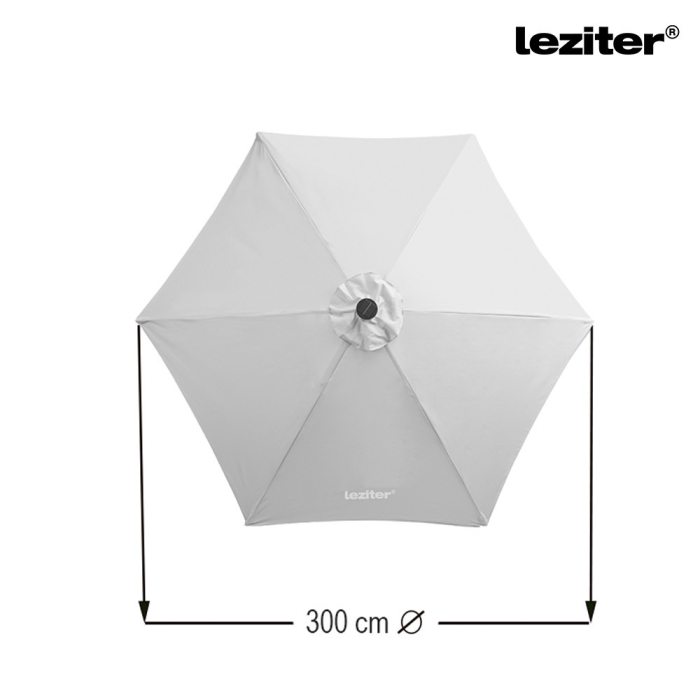 Leziter Parasol Sunny garden verde 300 cm [3]