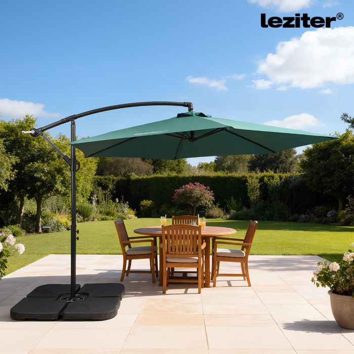 Leziter Parasol Sunny garden verde 300 cm [2]