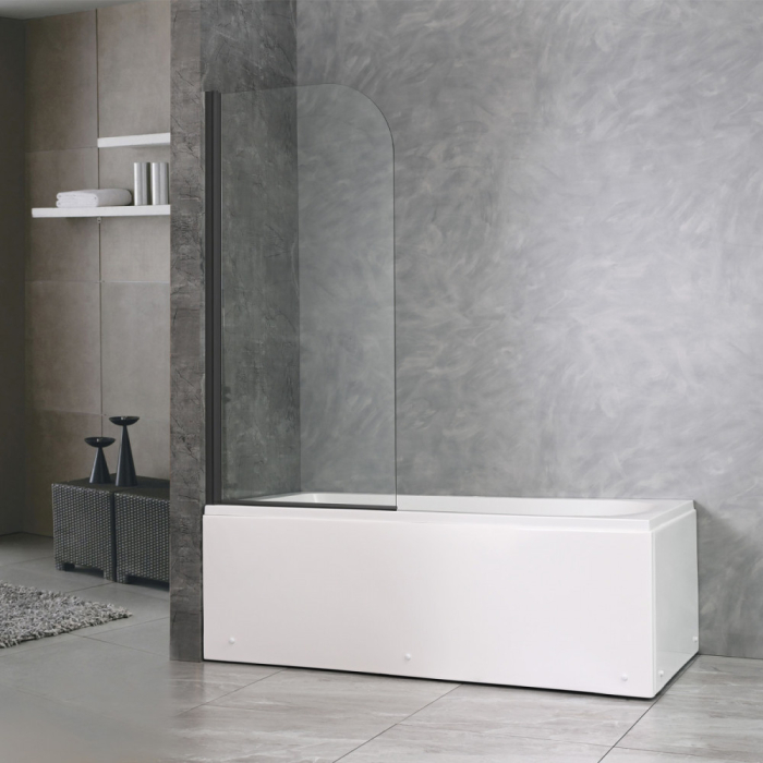 Leziter Paravan de cadă Eva 70x140 cm negru [2]