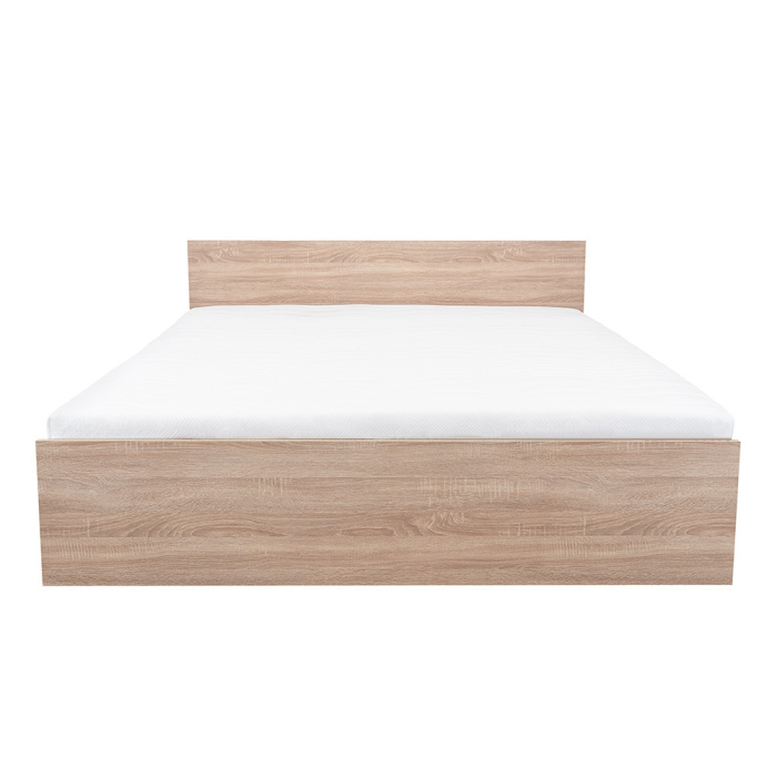 Leziter Pat dublu Miami fără cadru de pat 180x200 cm stejar sonoma-stejar sonoma [4]