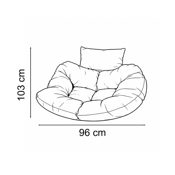 Leziter Pernă fotoliu bej [3]