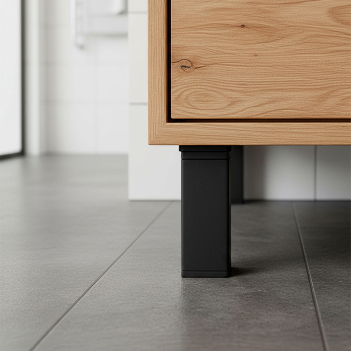 Leziter Picior de mobilier Uni 150 mm negru [2]