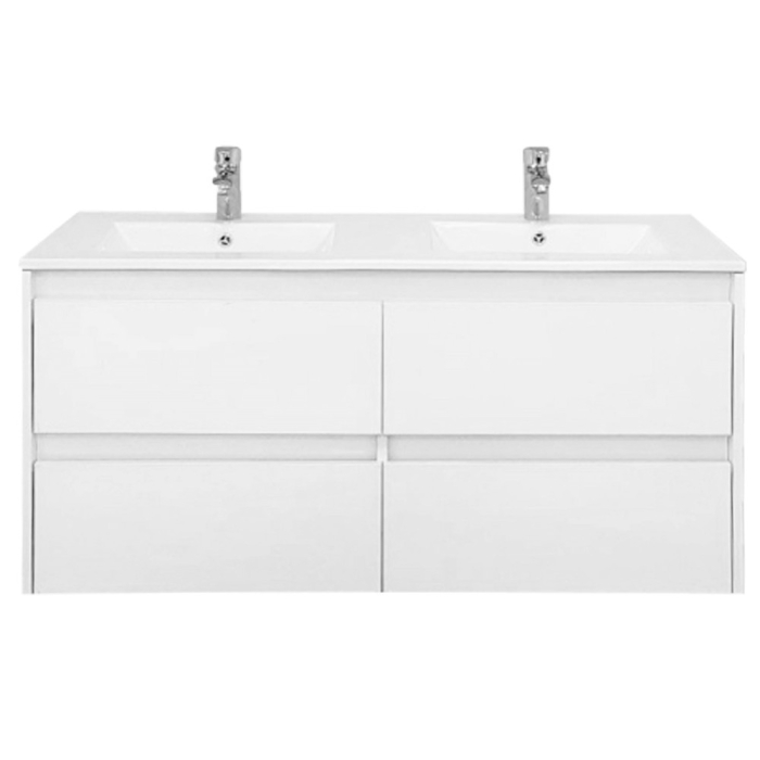 Leziter Porto 120 mobilier de baie inferior cu chiuvetă în alb [2]