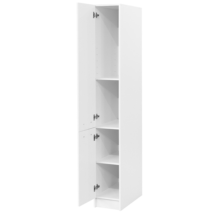 Leziter Praktik 30 dulap debara 2 uși, alb-alb [3]