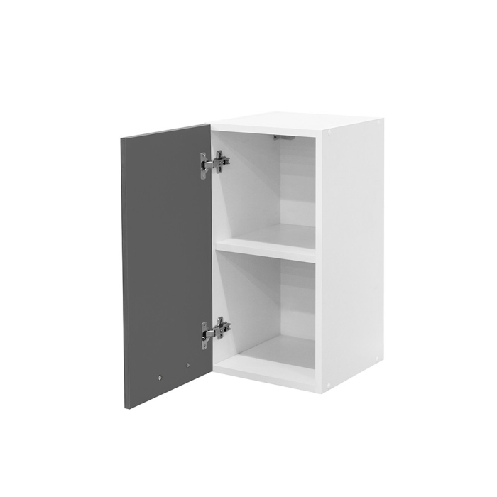 Leziter Praktik 30 unitate de perete 1 ușă, alb-antracit [3]