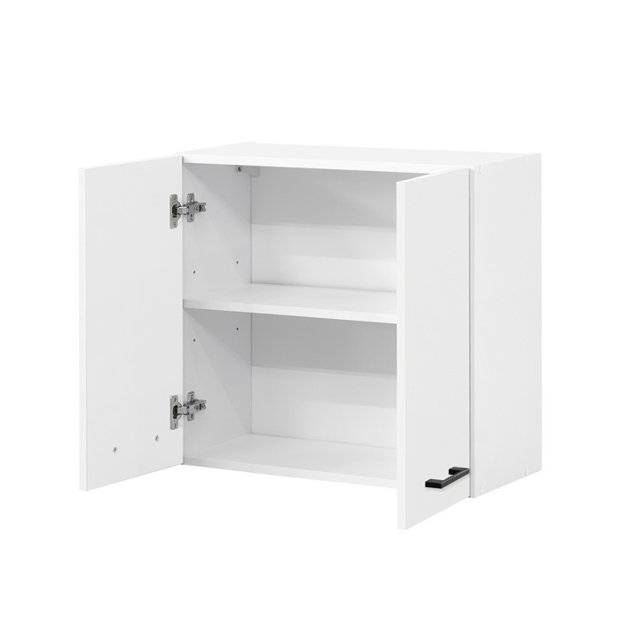 Leziter Praktik 60 unitate de perete cu 2 uși, alb-alb [3]