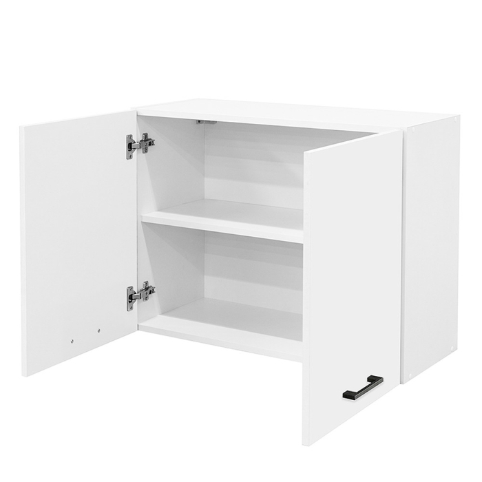 Leziter Praktik 80 dulap superior 2 uși, alb-alb [3]