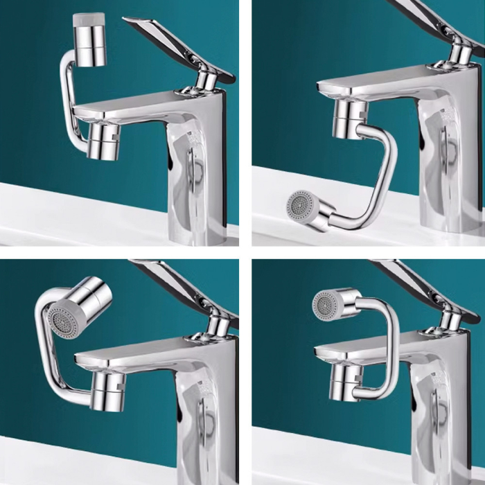 Leziter Extensie flexibilă pivotantă pentru robinet negru [7]