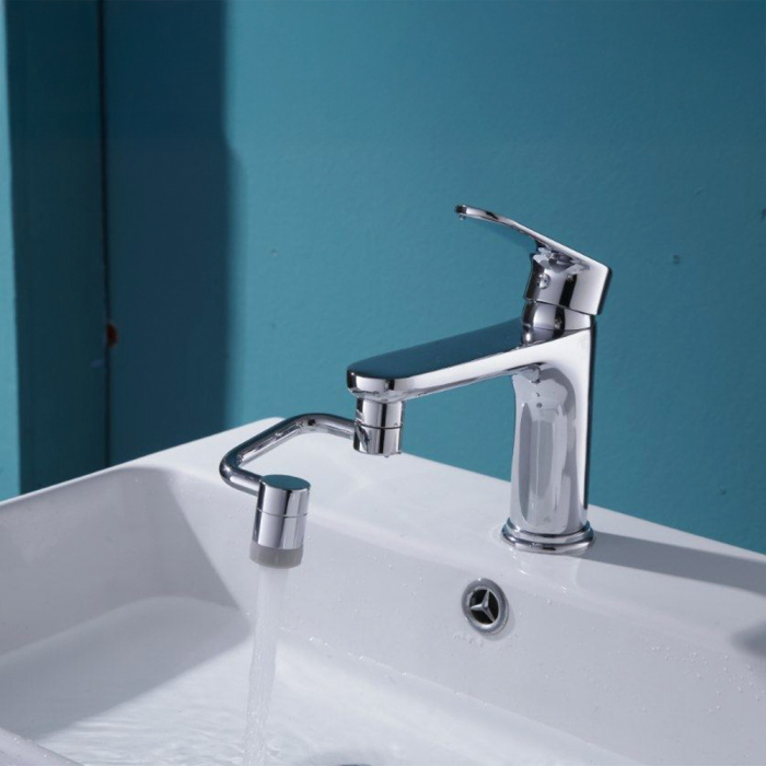 Leziter Extensie flexibilă pivotantă pentru robinet crom [2]