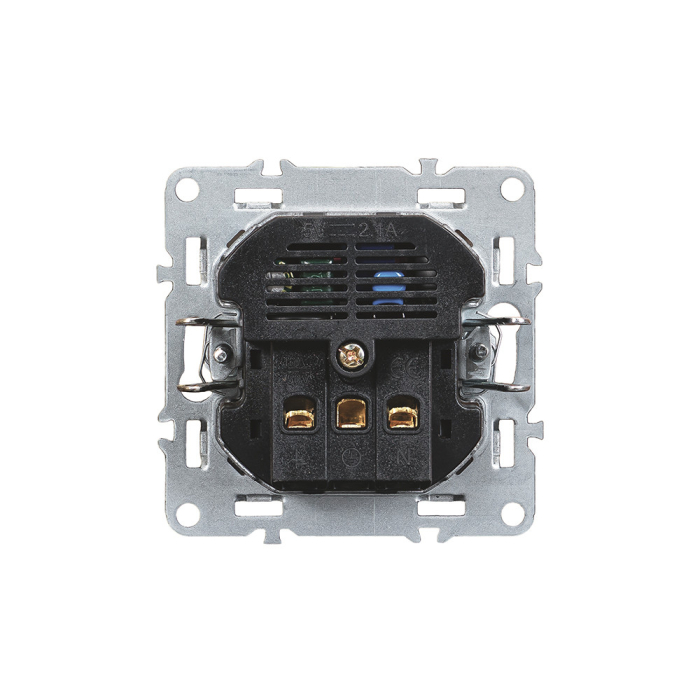 Leziter Priză Nova cu conector USB gri [3]