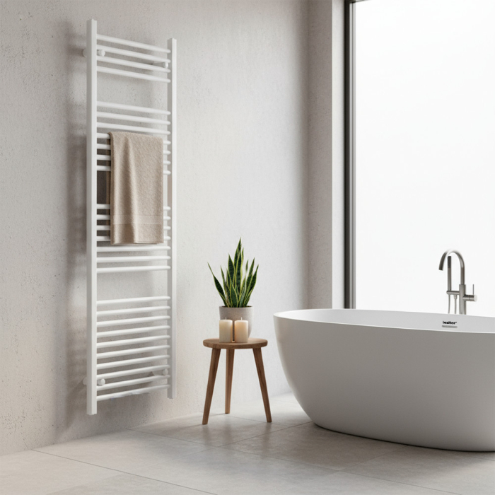 Leziter Radiator uscător de prosoape drept 1600x500 mm alb [2]