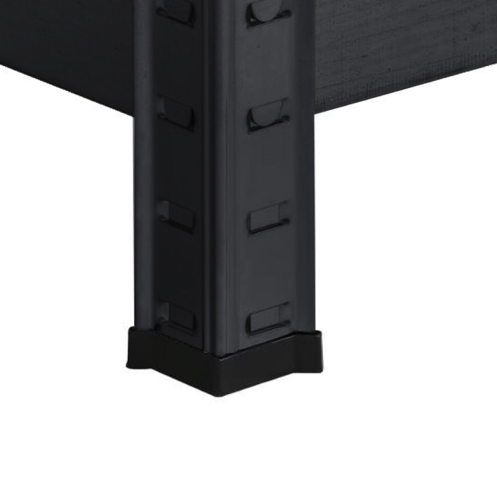 Leziter Raft de colț pentru sarcini grele 180x70x40-40 cm 175 kg negru [5]