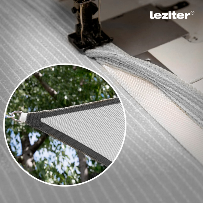 Leziter Rana Sun sail dreptunghiular 5x6 m gri [4]