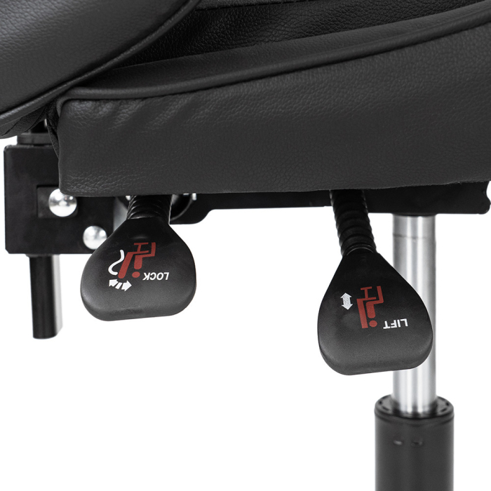 Leziter Raven gamer birou scaun pivotant negru [10]