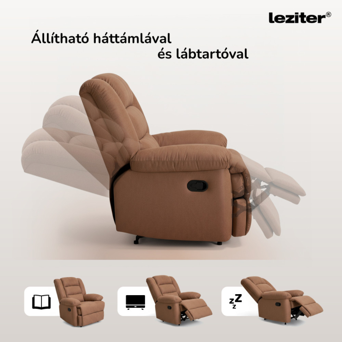 Leziter Relaxare manuală fotoliu reclinabil fotoliu reclinabil [4]