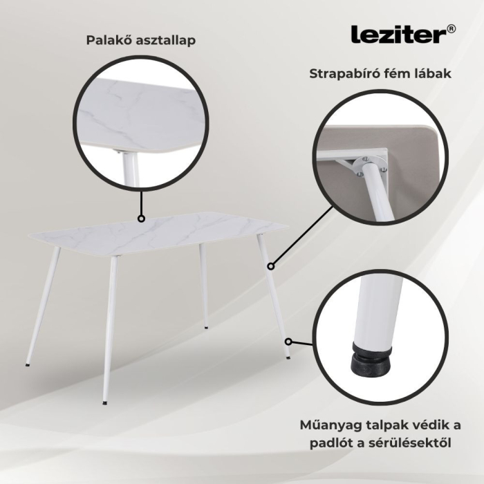 Leziter Renton 4+1 set de sufragerie gri-gri [5]