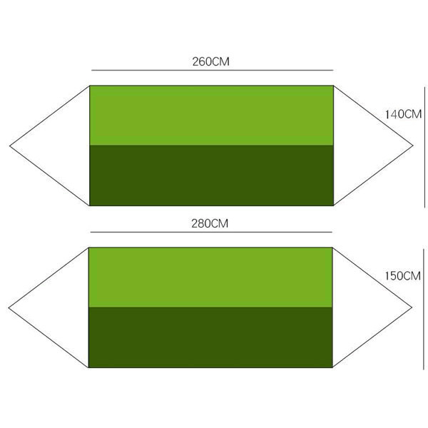 Leziter Restry Ultralight hamac cu plasă [5]