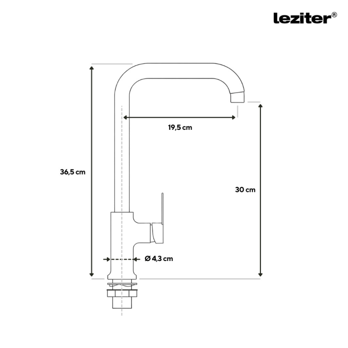 Leziter Robinet chiuvetă Arno [3]