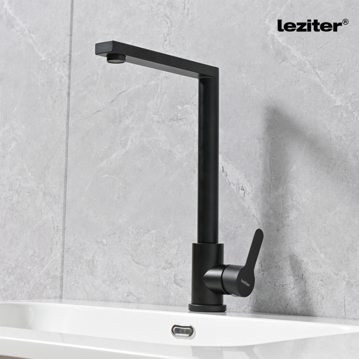 Leziter Valen robinet chiuvetă negru [3]