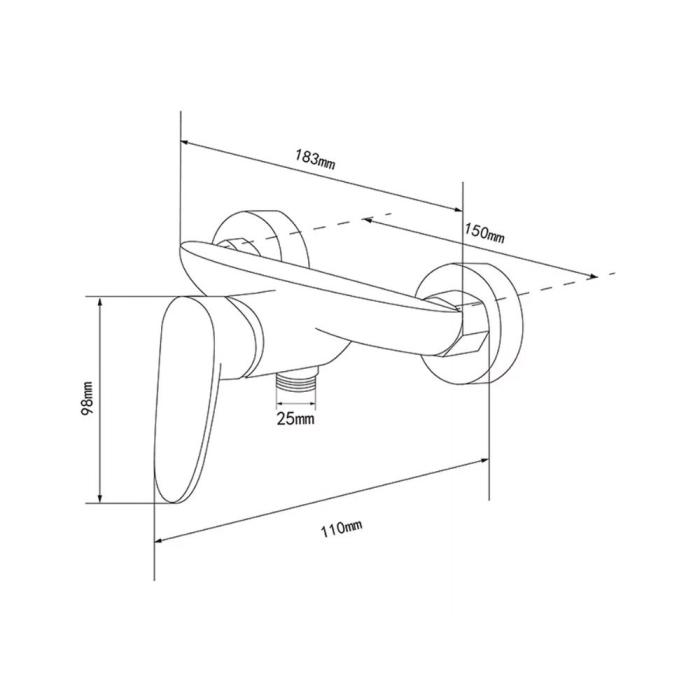 Leziter Robinet de duș Colly [3]