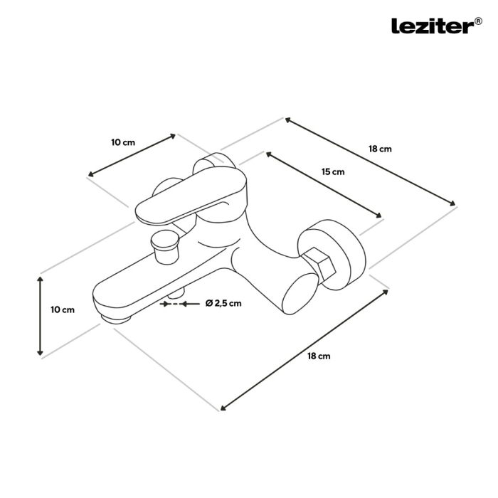 Leziter Robinet de umplere a băii Evos [3]