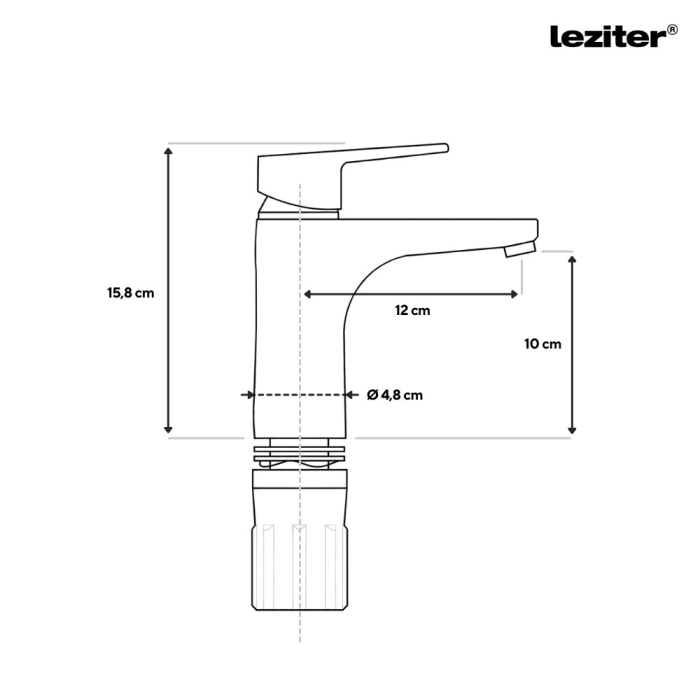 Leziter Robinet pentru chiuvetă Evos [3]