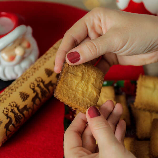 Leziter Rolă de rulat cu căprioare și motive festive [2]