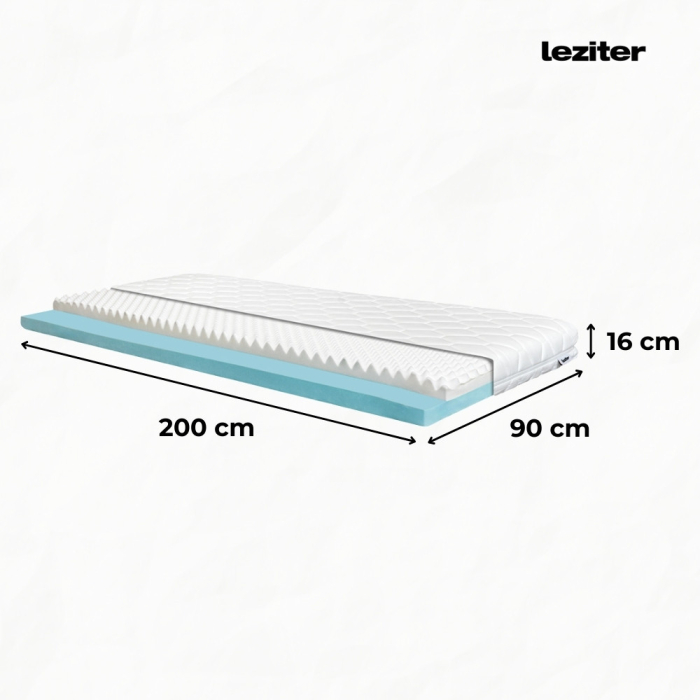 Leziter Saltea din spumă DreamX 90x200x16 [2]