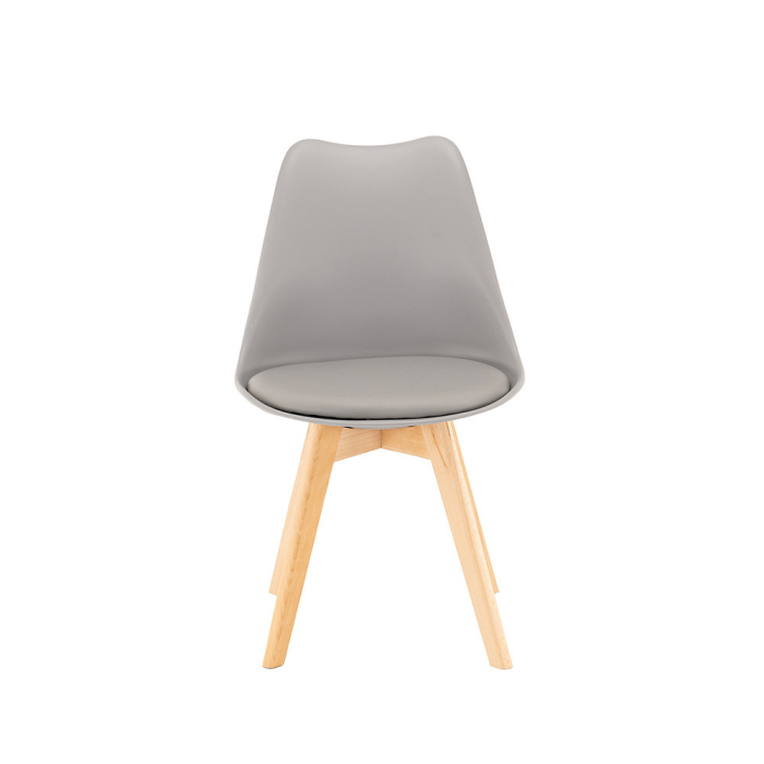 Leziter Scaun de dining Silla 6 buc în gri [6]