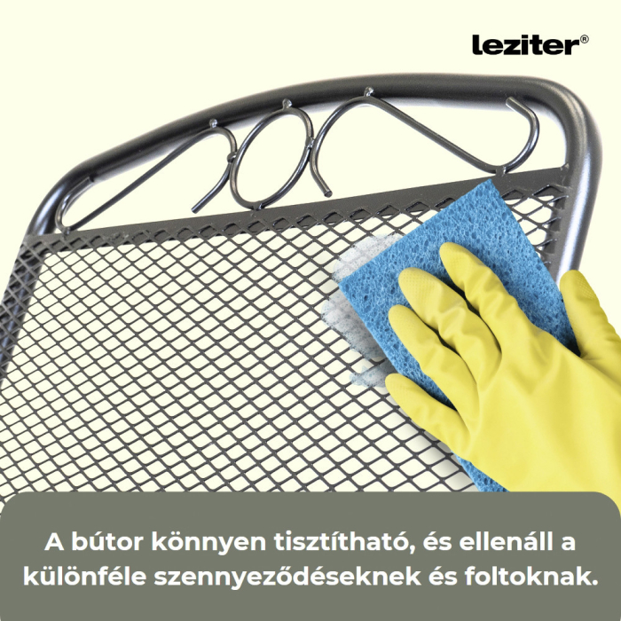 Leziter Scaun de grădină din metal Melfi antracit [6]
