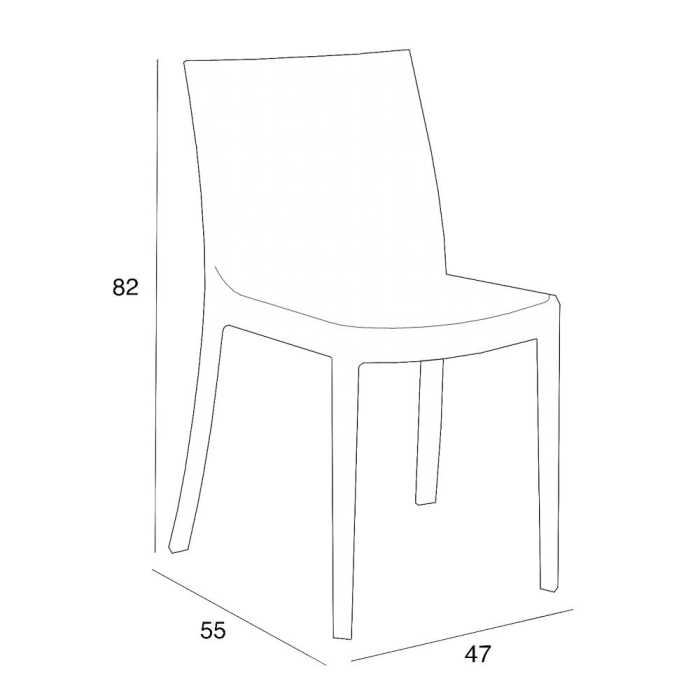 Leziter Scaun de grădină din plastic Trinity cappuccino [3]