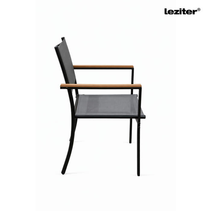 Leziter Scaun de grădină Lido cu cadru metalic [4]