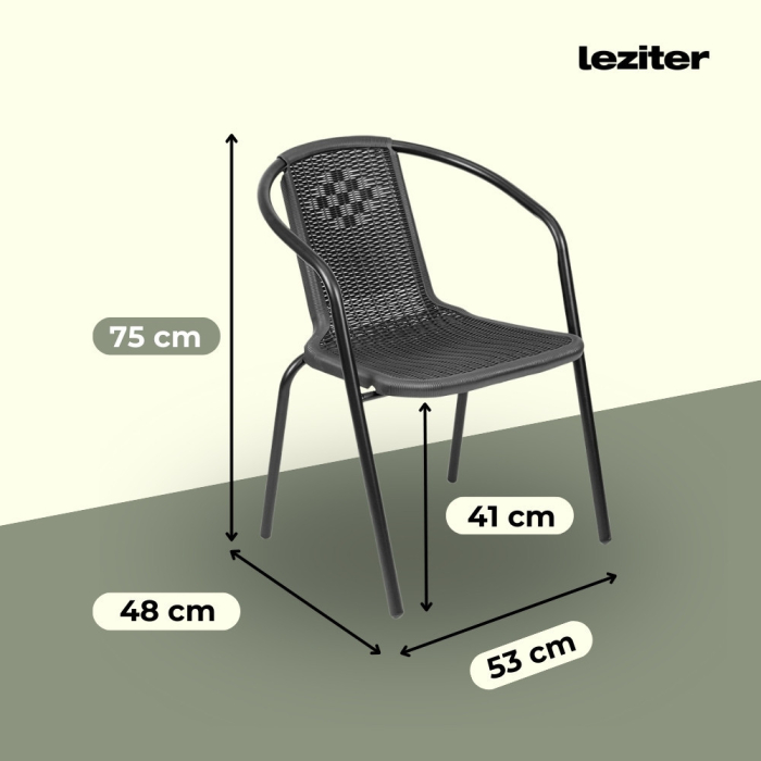 Leziter Scaun de grădină Napoli [2]
