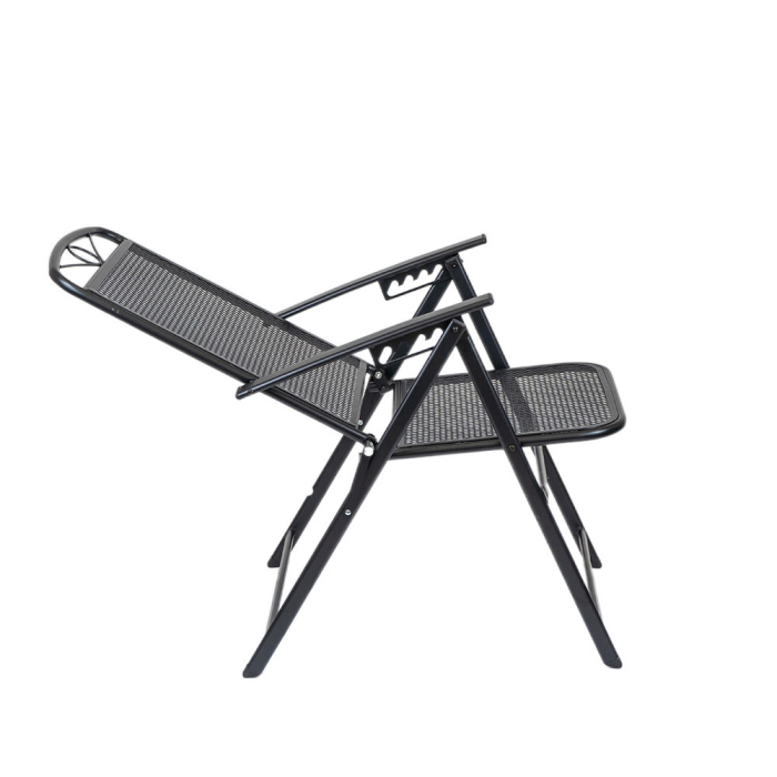 Leziter Scaun de grădină pliabil Alba din plasă metalică [9]